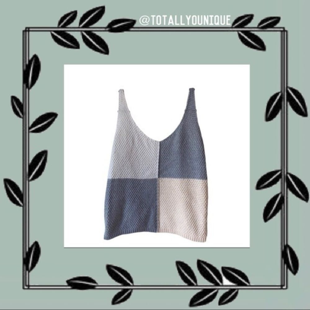 Color Block Knit Tank